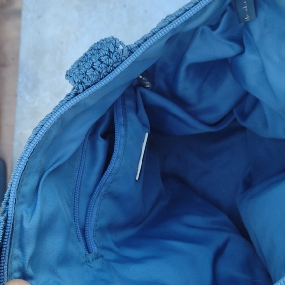 The Sak Handcrafted Blue Crochet Tote Bag - Picture 4 of 4